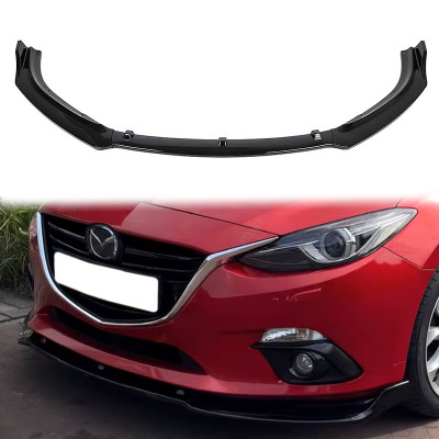 Mazda 6 III Front Bumper Diffuser - Gloss Black Finish
