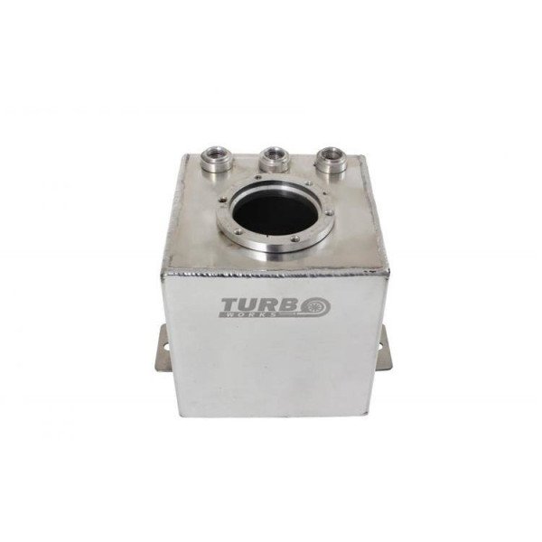 2L Silver Fuel Tank with Pump Hole - Durable & Efficient