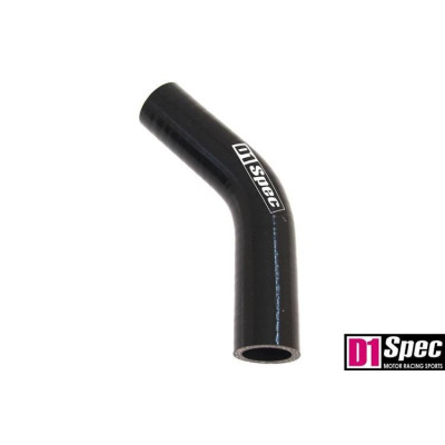 45° Black Silicone Elbow D1Spec 28mm - High-Performance Fit