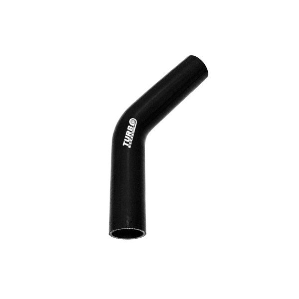 45° Black Elbow Connector - 67mm XL Size for Plumbing