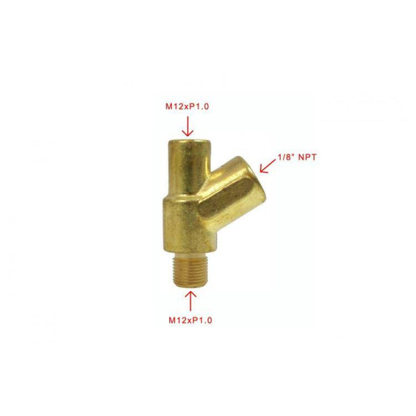 Depo Y M12xP1.0 Oil Pressure Temperature Sensor Adapter