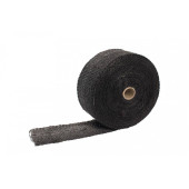 15m Black Exhaust Heat Wrap 50mm x 1mm for Engine Protection