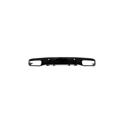 Mercedes-Benz C C205 A205 Cabrio Rear Diffuser with Pipes - Black