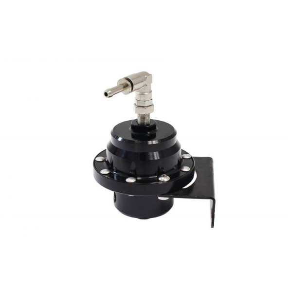 Racing AN6 Fuel Pressure Regulator with Gauge - Black