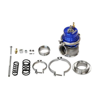 50mm External Wastegate 1.6 Bar V-Band - Blue Finish