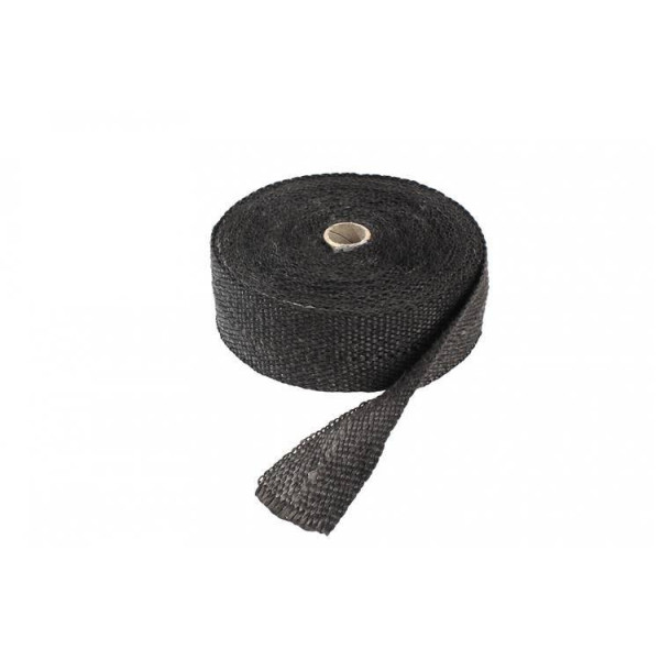 High-Performance Black Exhaust Heat Wrap 50mm x 2mm - 10m