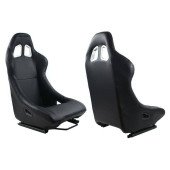 Monza Race Plus PVC Black Racing Seat