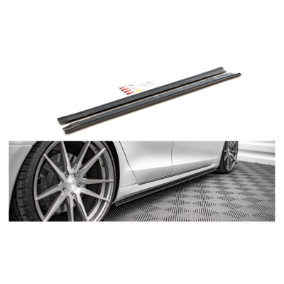 Gloss Black Side Skirts for Tesla Model S Facelift Upgrade