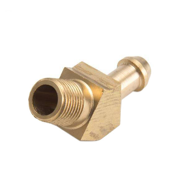 Brass Nipple 1-8 to 6mm Hose 45 Degrees - Durable Fitting
