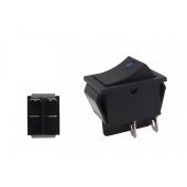 4-Pin Blue LED Rocker Switch for Easy Control & Visibility