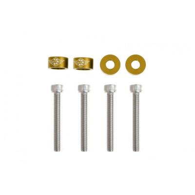 JDM Gold Decorative Screws M6x1.0 45mm - Stylish Fasteners