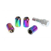 M12x1.5 Neochrome Wheel Lug Nuts - Stylish & Durable Set