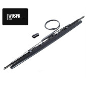 Frame type silicon wiperblade with pre-assembled nozzle 600mm