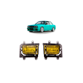 Yellow Fog Lights for BMW 3 E30 Facelift - High Visibility