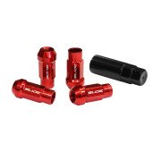 Red SLIDE JDM M12x1.25 Wheel Nuts - Stylish & Durable