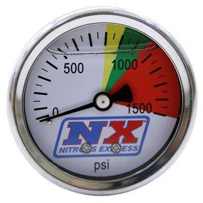 High Precision Nitrous Pressure Gauge 0-100 BAR for Performance