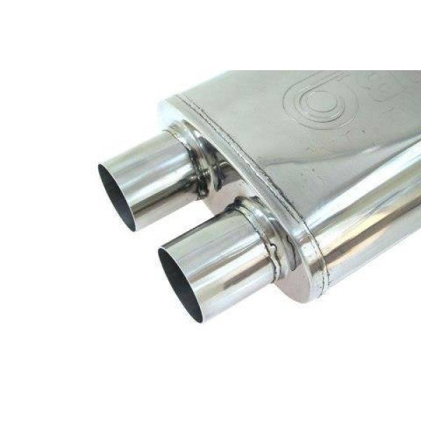 76mm Center Muffler LT 409SS - 355mm Exhaust Solution