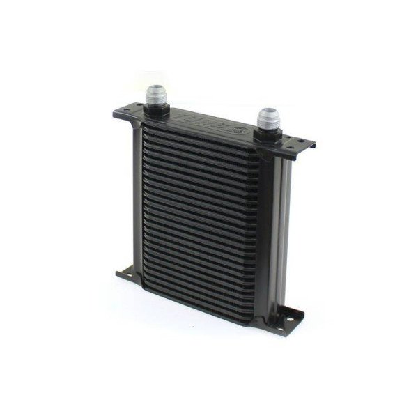 25-Row Slim Line Oil Cooler AN8 - Black 140x195x50 mm