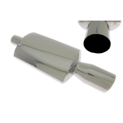 100mm Inlet Rear Muffler - 63.5mm Exhaust Performance Upgrade