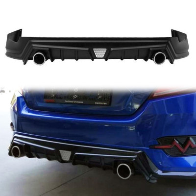 Mugen Style Rear Valance for Honda Civic X - Diffuser Upgrade