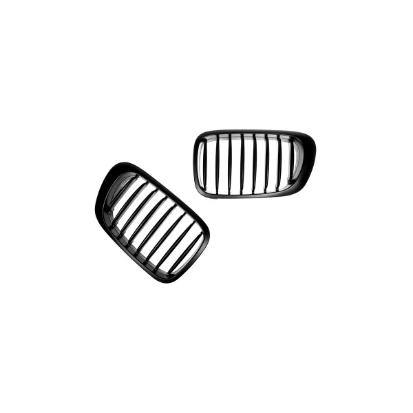 Gloss Black Single Line Grill for BMW 3 E46 Model