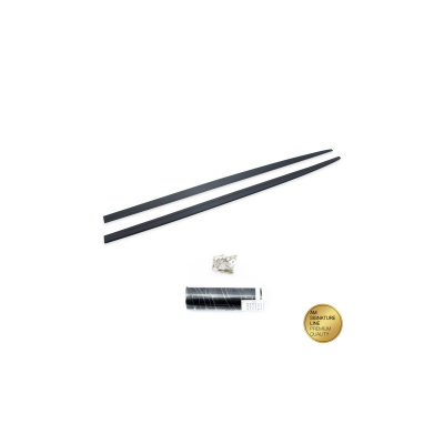 Matt Black Side Skirts for BMW 3 E90 E91 - Stylish Upgrade