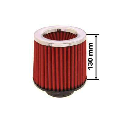 Simota Red Air Filter H:130mm DIA:80-89mm JAU-X02103-05