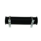Power+ 77mm Black Air Intake Hose for Enhanced Performance
