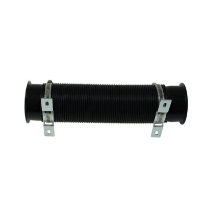 Power+ 77mm Black Air Intake Hose for Enhanced Performance