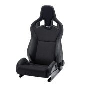 Recaro Sportster CS Heated Racing Seat - Black Dinamica Leather