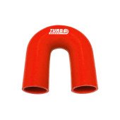 180° Red Elbow Connector - 70mm Pipe Fitting