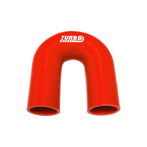 180° Red Elbow Connector - 70mm Pipe Fitting