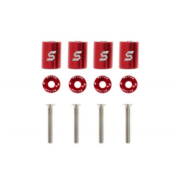 6mm Red Hood Vent Spacer for Enhanced Airflow & Style