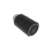 89mm Carbon Exhaust Tip with 65mm Inlet - Premium Upgrade