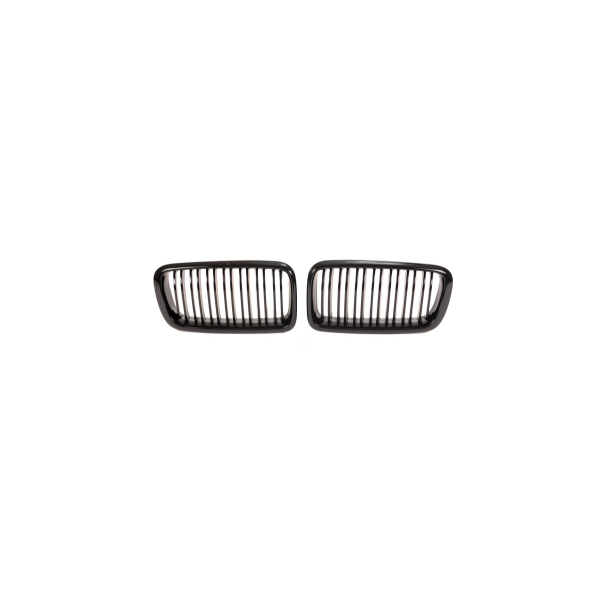 Gloss Black Dual Line Grille for BMW 7 E38 Model