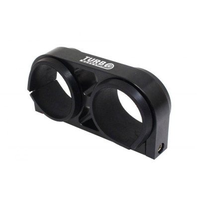 Black 2x60mm Fuel Pump Mounting Bracket - Durable & Reliable