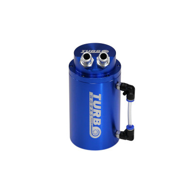 0.7L Blue Oil Catch Tank with 20mm Fittings - High Performance