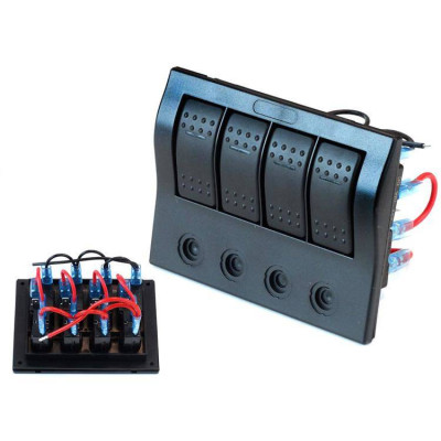 12-24V IP68 Waterproof Switch - ON-OFF, 5A to 15A Options