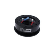 D1Spec Black Steering Wheel Hub for Honda Civic 92-95