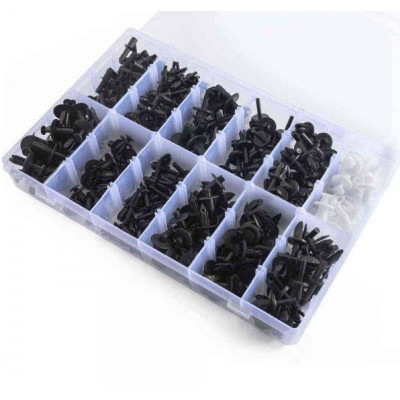 350-Piece Pins and Clamps Set for Versatile DIY Projects