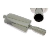 76mm Inlet Rear Muffler - 63.5mm Outlet Performance Upgrade