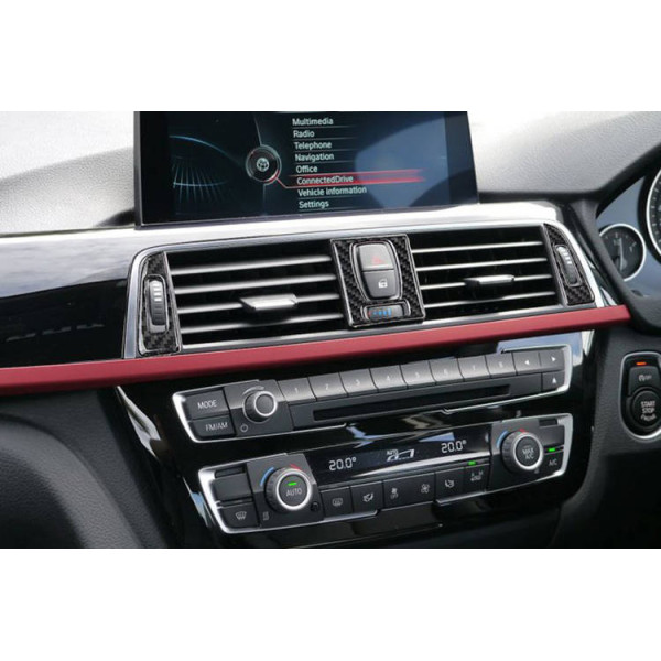 BMW F30 F34 Carbon Fiber Air Vent Outlet Frame - Stylish Upgrade