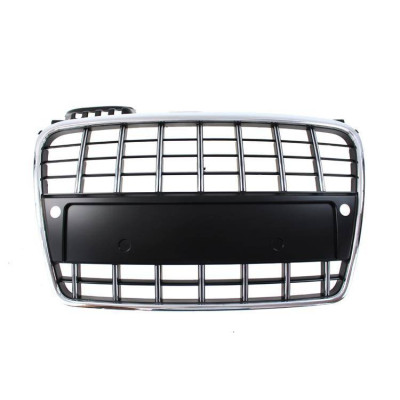 Audi A4 B7 S8-Style Chrome-Black Grill 2005-2008 PDC