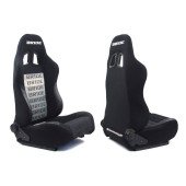 RAPID Bride Velvet Racing Seat - Black & Grey Comfort