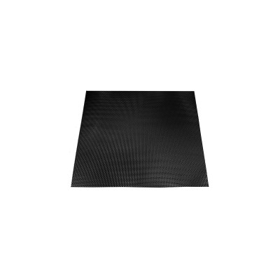 Black 0.5mm Embossed Aluminium Heat Shield - 30x30 cm
