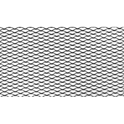 Black Honeycomb ALU Mesh Grill 100x33cm - 20x8mm Design