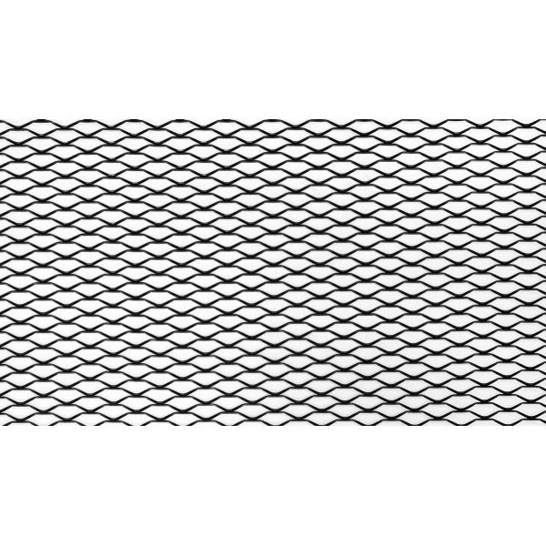 Black Honeycomb ALU Mesh Grill 100x33cm - 20x8mm Design