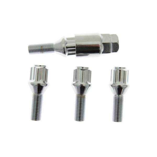 M12x1.5mm Lock Nut Kit - 40mm Cone, Secure Fastening Solution