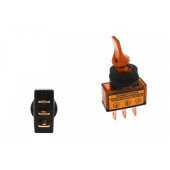 Yellow LED Toggle Switch - Bright, Durable & Easy to Install