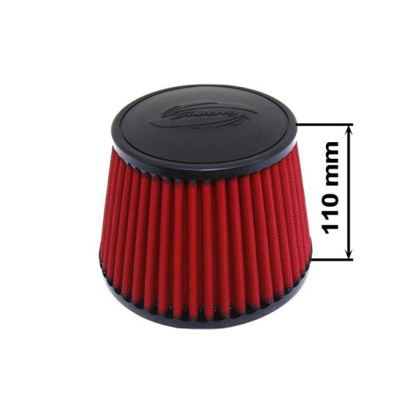 Simota Red Air Filter H:110mm DIA:114mm JAU-I04101-03